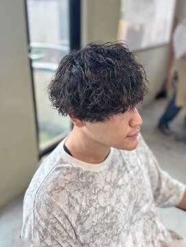 ロルド シェリ(Rold Cheri) 【山本智文】ツイストスパイラルパーマメンズマッシュ