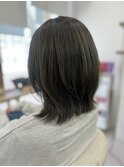 ボブレイヤー×オリーブブラウン