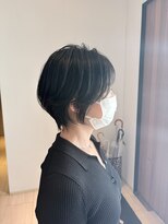 ヘアメイク ジール 羽黒店&nbsp;横顔まで綺麗なショートカット