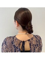 アース 柏店(HAIR&MAKE EARTH)&nbsp;艶感タイトシニヨン