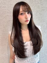 ロンドシトリン 四条烏丸(Lond citrine) 【五島巨幹】ワンホンレイヤー/グレージュ/ストレート/前髪
