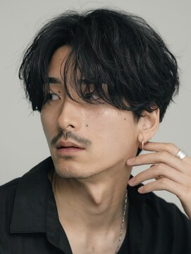 バイフィフス 原宿/表参道(by fifth) ニュアンスパーマセンターパートウルフシャドウパーマ