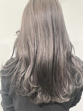 序 by coma academy salon 【序中野】透明感グレージュロング