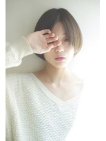 エシカ(ethica)&nbsp;[ethica_南船場] ナチュラルダークアッシュ×ショートボブ