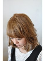 ユニテ ヘアー ホーム(UNITE hair home)&nbsp;ハイライトセミロング♪