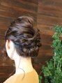 ミックスカール(Mixcurl) 可愛い編み込みアップスタイル!【代田橋ヘアセット/着付け】