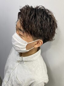 メンズヘアトーキョー 原宿(MEN'S HAIR TOKYO) ツイストスパイラルパーマ/ツーブロック/サイドパート