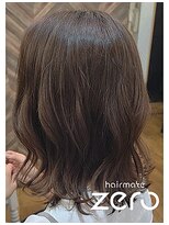 ヘアメイクゼロ 坂戸駅前店(hairmake zero)&nbsp;ピンクベージュカラー/うるツヤビビッドカラーピンクグレージュ