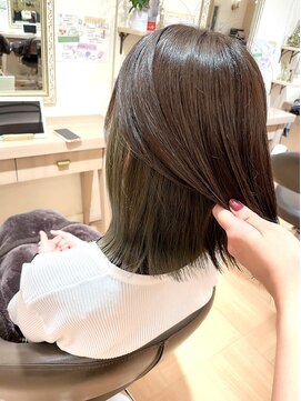 ピーディーフィノ 大通(PD fino) ボブ×インナーカーキ