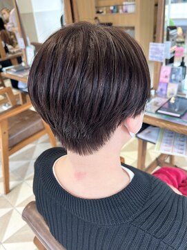バブ バイネオリーブ(Bab by neolive) アッシュブラウン　ハンサムショート　ココアブラウン　艶カラー