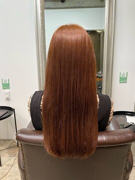 ヘアーラボ ハチ(HAIR LABO HACHI) オレンジカラー