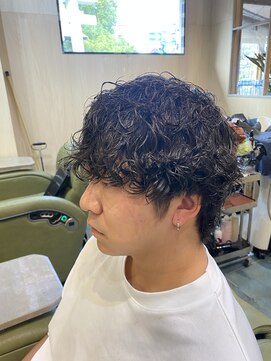 グレースマンカフェ(GRACE MAN CAFE) 【メンズカジュアル】マッシュウルフスタイル！！