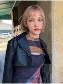 【loje】シルキーベージュ#グレーベージュボブ★