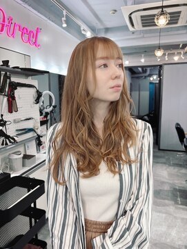 ディレクト 新宿(Direct) シアーブラウン/ロングレイヤー/ぱっつん前髪／新宿