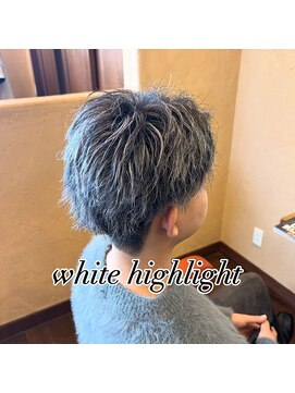 シェロヘア(cielo HAIR) ホワイトハイライト