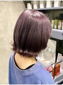 【Hono/STYLE藤沢】色落ち可愛いラベンダーグレージュ