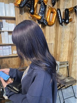 アフターニュース 新潟(afternews) パープルベージュ/ダブルカラー/ケアブリーチ/髪質改善/駅南