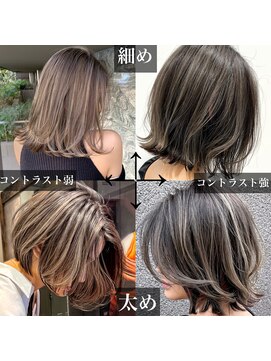 トルネード(TORNADO) 外国人風ボブハイライトの違い　n2.22