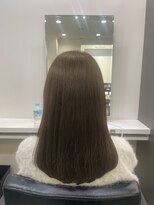 透明感カラーで艶髪へ