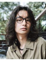 ディッセンバー 渋谷(December)&nbsp;メンズボブ マッシュパーマ ニュアンスパーマ 束感 メンズカット