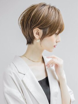 ロンド エメ 柏(Lond aimer) 柏で1番綺麗な髪質改善ミニウルフダブルカラーショートボブ