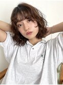 【beff 2F】くしゃくしゃふわふわボブパーマ