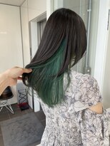 アライブ ハラジュク(ALIVE harajuku) 【ALIVE るねこ】 ポイントで可愛いインナーカラー