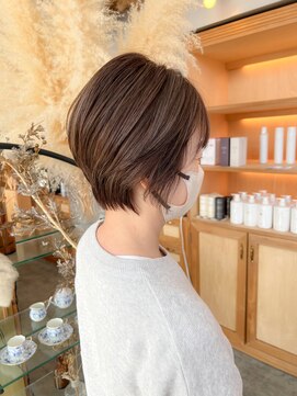 ナジック(749) 白髪ぼかしハイライト×ハンサムショート