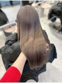 ミディアムヘア/暗めカラー/グラン マッシュ/梅田