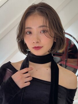 ロンドリメゾン 原宿(Lond re Maison.) くすみベージュ/ショート/前髪/レイヤー/髪質改善/縮毛矯正/原宿