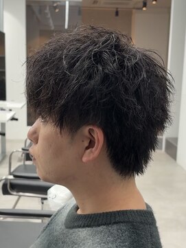 ゴート(GOATO) ツイストスパイラルパーマ マッシュ 鹿児島メンズ