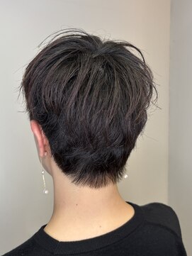 ブローチェアヴェダ ベリーショート［郡山美容室/ショート/アヴェダカラー/前髪］