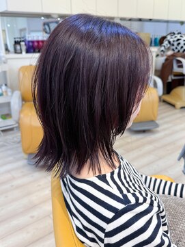 モリオ フロム ロンドン 成増店 【morio成増/児玉】ミディアムレイヤー  外ハネ