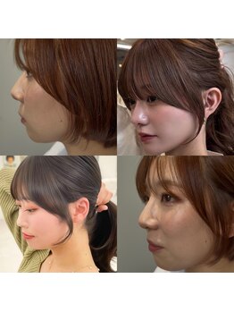 ワン 札幌(One)の写真/髪で印象チェンジ♪顔まわりカットで骨格のバランスを美しく。あなたに似合わせる上品スタイル◎