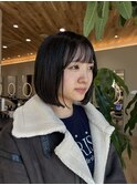 ボブ/顔まわりカット/顔まわりレイヤー