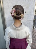 和装！リボンシニヨンアレンジ★