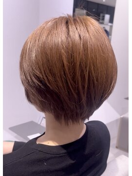 ステアケース ギンザセブン(stair:case ginza7) 大人丸みショートボブ×ナチュラルブラウン