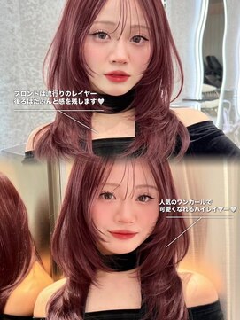 ロンドプロフィール 浦和(Lond profil) ★GLROW 髪質改善 縮毛矯正 ミディアムレイヤー レイヤーカット