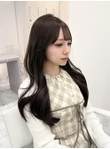 前髪カット/レイヤーカット/ダブルカラー/髪質改善/縮毛矯正