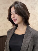 ロンド 銀座(Lond)&nbsp;☆春日☆ニュアンスウルフワンホンレイヤーダークブルーボブ115