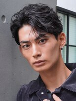 テン 心斎橋(tenn.)&nbsp;心斎橋フェザーパーマ毛流れセンターパートカルマパーマ強め40代