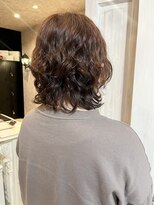 キャアリー(Caary)&nbsp;福山美容室Caaryウルフヘアー髪質改善ウルフパーマ美髪30代40代