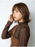 レイヤーカット韓国風ダブルカラー顔周り前髪カット