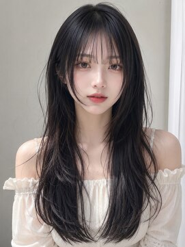 ベル 新宿(Belle) 韓国風レイヤーカットレイヤーウルフシースルーバング美髪矯正