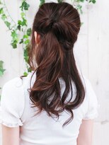 美容室クローバー 新小岩店(clover)&nbsp;☆ルーズなシルエットのハーフアップ☆【新小岩】