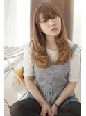 人形のような可愛さとナチュラルさをＭＩＸした外国人風ロング♪