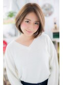 ナチュラルビューティ…重めショートボブ【miq 日暮里】