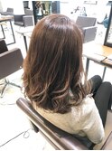 ハイライト/モテ髪カタログ/小顔/大人可愛い/ひし形/西宮