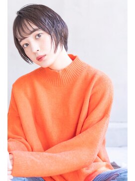 エイミー(Aimee) Aimee 町田　ミニマムボブ×モカベージュ