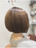 【enn】切りっぱなし×前下がりボブ